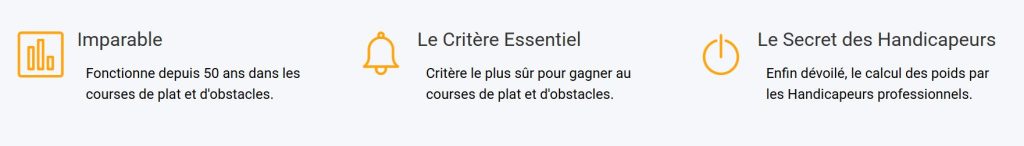 Fonctionne depuis 50 ans dans les courses de plat et d'obstacles.
