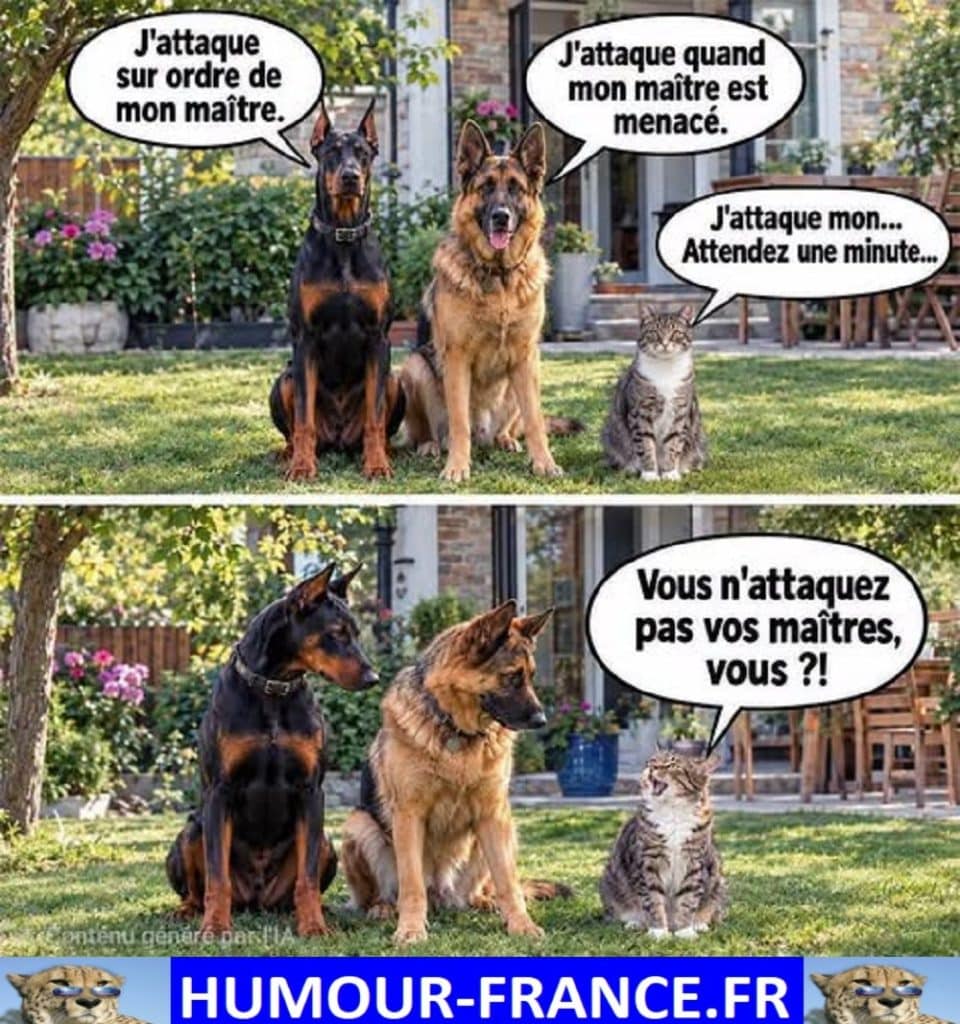 J’attaque sur ordre de mon maître.