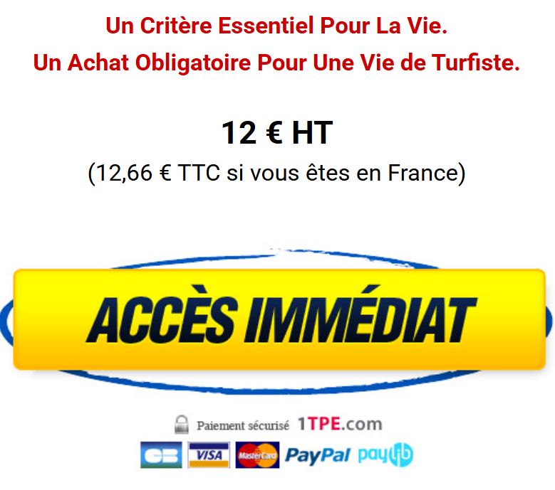 Un Achat Obligatoire Pour Une Vie de Turfiste.